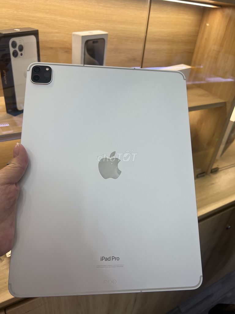 iPAD PRO 12.9" M2 512GB 5G NHƯ MỚI BH 23/10/24