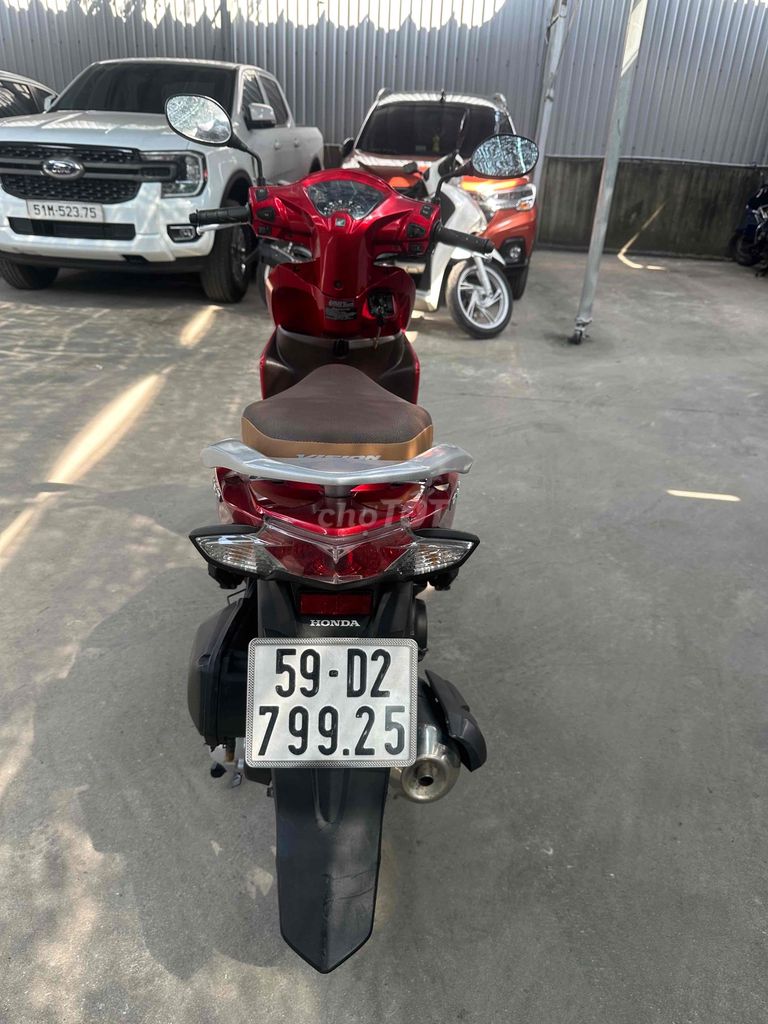 Honda Vision 110 Fi 2019 Đỏ nâu xe đẹp bstp. Mua bán Xe máy tại Quận Tân Phú Tp Hồ Chí Minh được đăng bởi nguyenxuanthinh quận tân phú  hình 14