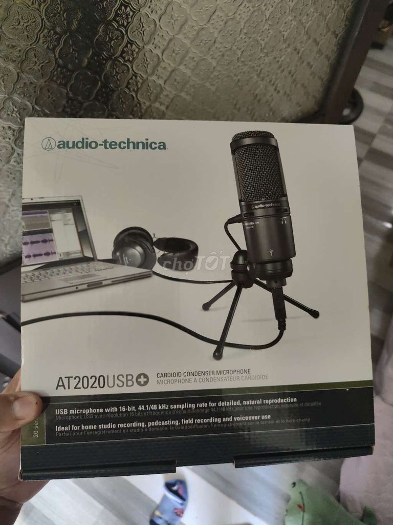 Microphone Audio-Technica AT2020USB+ Đen. Mua bán Tivi, Âm thanh tại Thành phố Hội An Quảng Nam được đăng bởi long hình 1