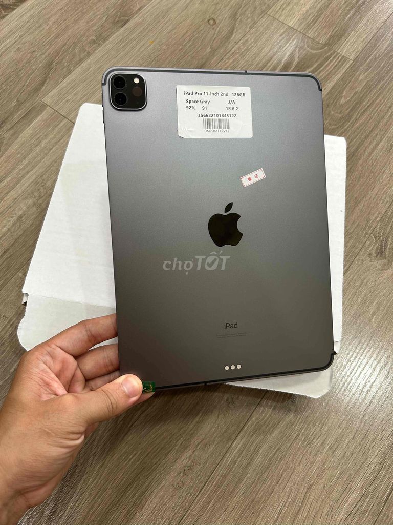 Pro 11” 2020 128G 4G Gray 99% - Oder USA - Pin 9x. Mua bán Máy tính bảng tại Quận Đống Đa Hà Nội được đăng bởi Hoàng Điển Trai Long hình 1