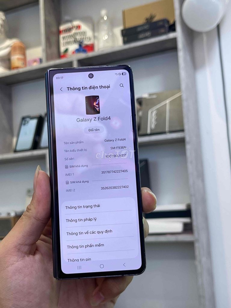 Samsung Galaxy Z Fold4 256GB Đen. Mua bán Điện thoại tại Quận 3 Tp Hồ Chí Minh được đăng bởi Tuấn 2hand Store hình 1