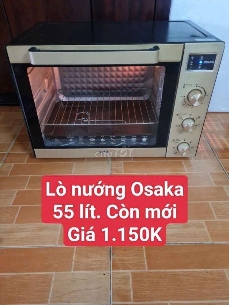 THANH LÝ LÒ NƯỚNG OSAKA 55LIT.CÒN MỚI 80%