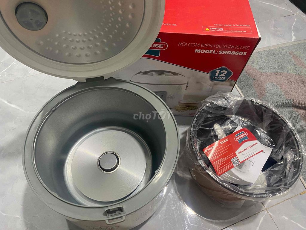 Nồi cơm điện SUNHOUSE SHD8603 1.8L. Mua bán Bếp, lò, đồ điện nhà bếp tại Thành phố Sóc Trăng Sóc Trăng được đăng bởi Thành Đạt hình 1