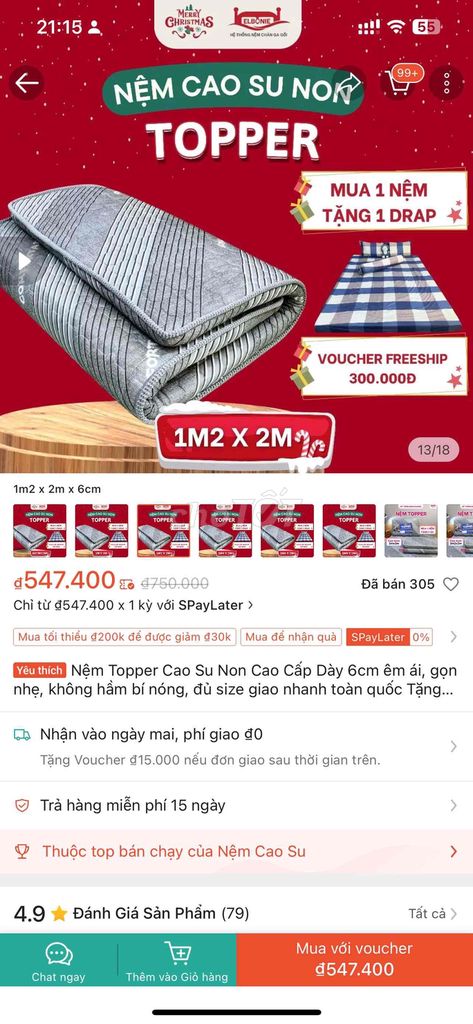 nệm topper pass rẻ lấy nhanh có fix