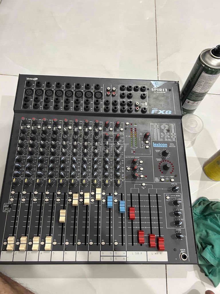 Bàn trộn âm thanh Soundcraft Spirit FX8. Mua bán Tivi, Âm thanh tại Huyện Bình Chánh Tp Hồ Chí Minh được đăng bởi Hùng hình 1