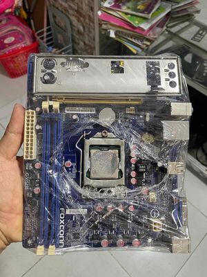 compo main chipset h61 socket 1155 + cpu i3 2100