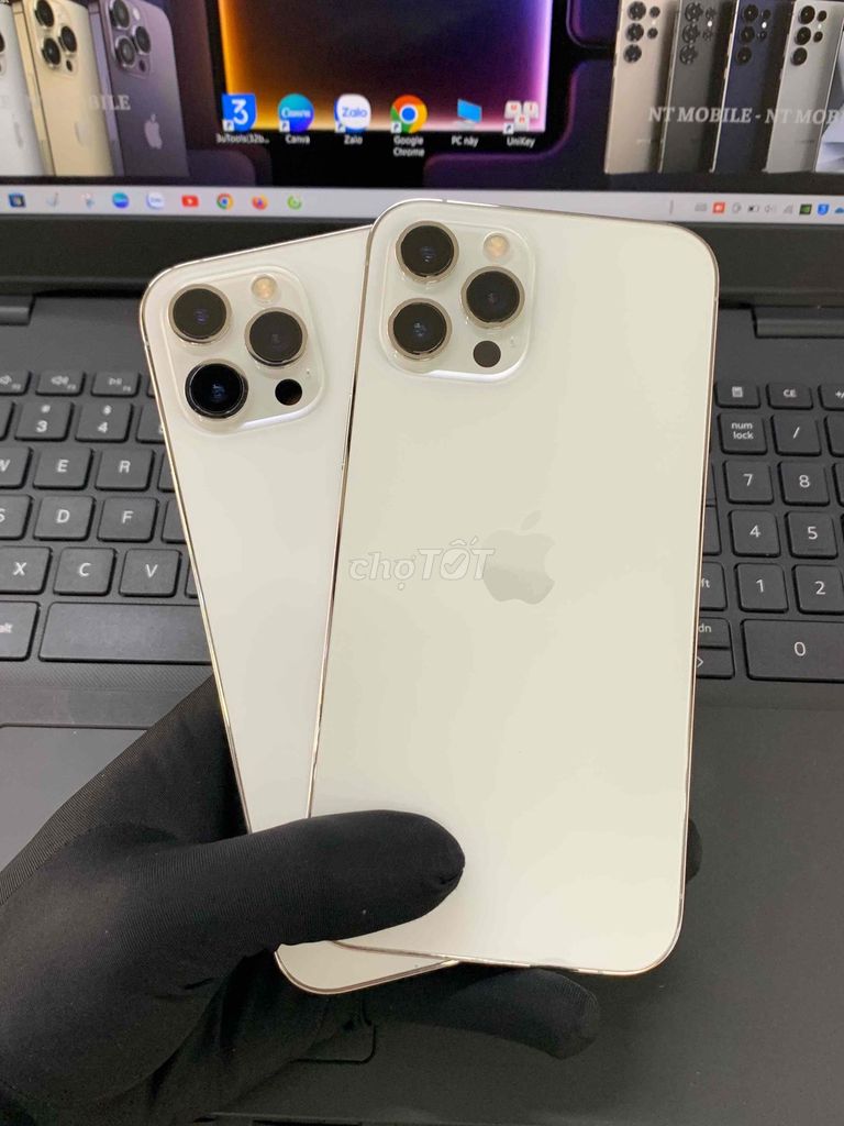 Apple iPhone 12 Pro Max 128GB Trắng ZIN NGUYÊN BẢN. Mua bán Điện thoại tại Thành phố Biên Hòa Đồng Nai được đăng bởi DT MOBILE BIÊN HOÀ hình 1