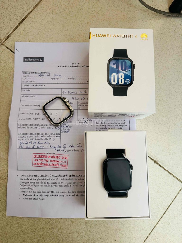 Huawei Watch Fit 4 Đen. Mua bán Thiết bị đeo thông minh tại Quận Cẩm Lệ Đà Nẵng được đăng bởi Huawei Chính Hãng Đà Nẵng zz Mua và Bán Đồng Hồ Mới Cũ zz  hình 1