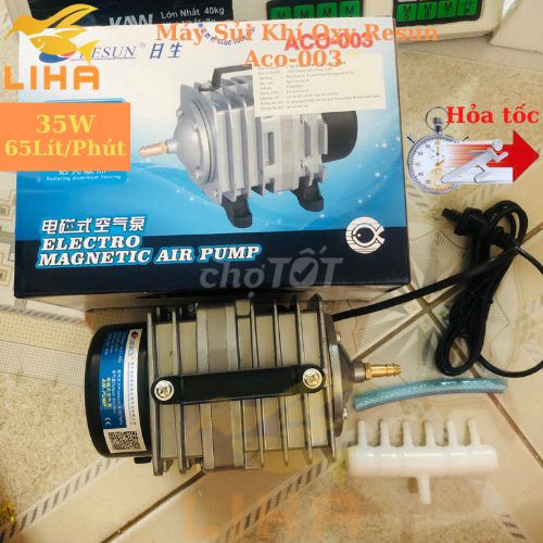Máy sủi oxy ESUN Aco-003 35W 65 lít/phút. Mua bán Phụ kiện, Thức ăn, Dịch vụ tại Huyện Hòa Bình Bạc Liêu được đăng bởi Trần Minh hình 1
