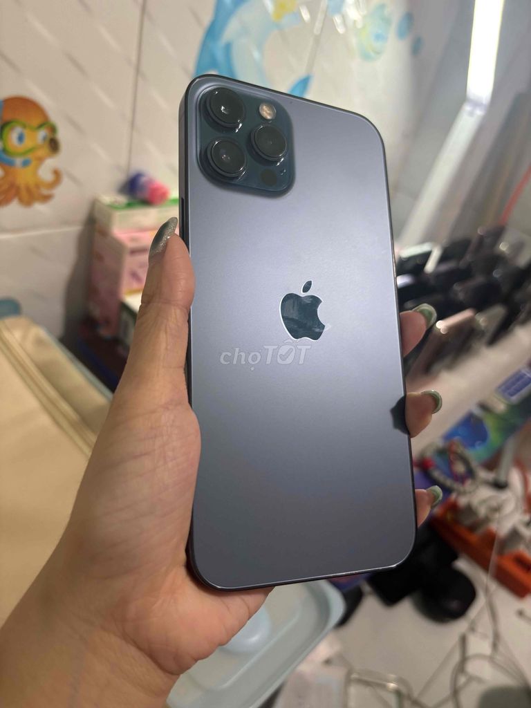 Apple iPhone 12 Pro Max 128GB Xanh Đã sử dụng. Mua bán Điện thoại tại Huyện Bình Chánh Tp Hồ Chí Minh được đăng bởi Danh Thư hình 1
