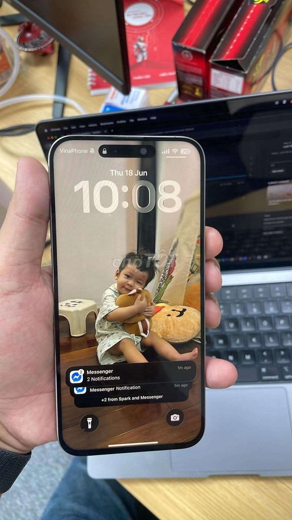 Apple iPhone 15 Pro Max Bạc Đã sử dụng. Mua bán Điện thoại tại Quận Nam Từ Liêm Hà Nội được đăng bởi TẠP HÓA ĐIỆN THỌAI TÀU hình 1
