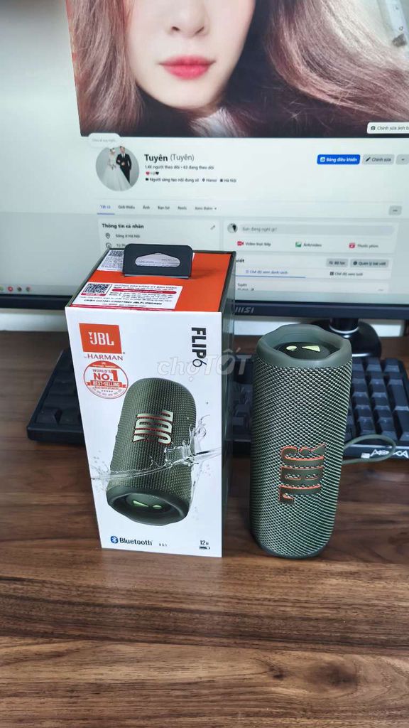 Loa Bluetooth JBL Flip 6 Xanh rêu Đã sử dụng. Mua bán Tivi, Âm thanh tại Quận Thanh Xuân Hà Nội được đăng bởi Tuyên hình 1