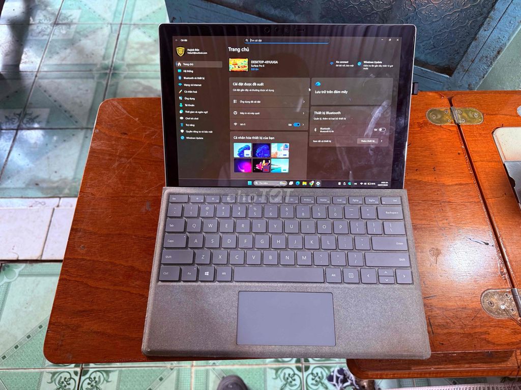 Microsoft Surface Pro 6 Xám. Mua bán Máy tính bảng tại Huyện Nhơn Trạch Đồng Nai được đăng bởi Huỳnh Trọng Đức hình 1