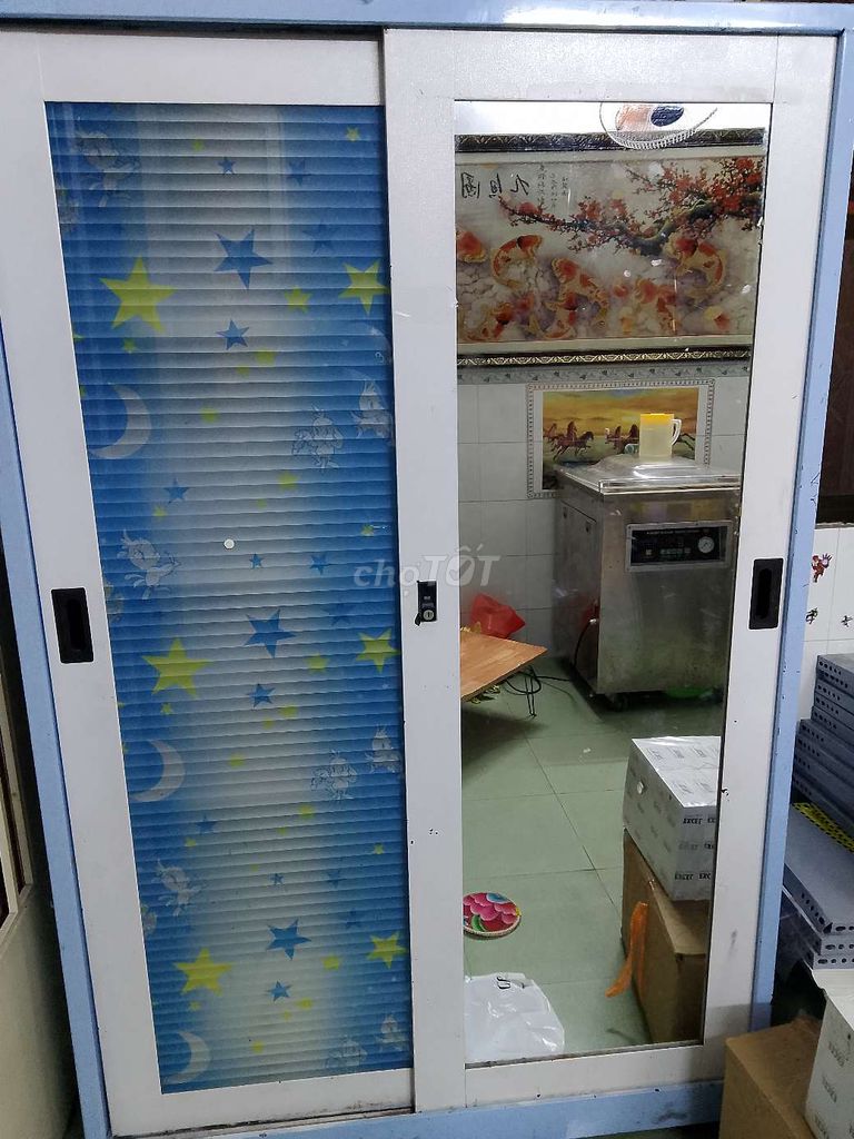 Tủ sắt dày nặng kt 1,2*0,5*1,8m. Mua bán Nội thất, đồ gia dụng khác tại Quận 6 Tp Hồ Chí Minh được đăng bởi Ngọc Lực hình 1