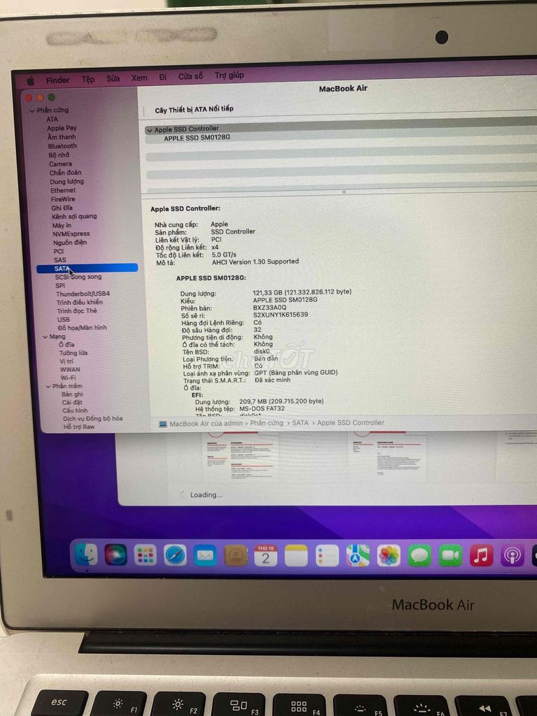 Macbook air 2017 i7 2.2ghz ram 8 ssd 128 màn 13inh. Mua bán Laptop tại Quận Hoàng Mai Hà Nội được đăng bởi Mac98 hình 2