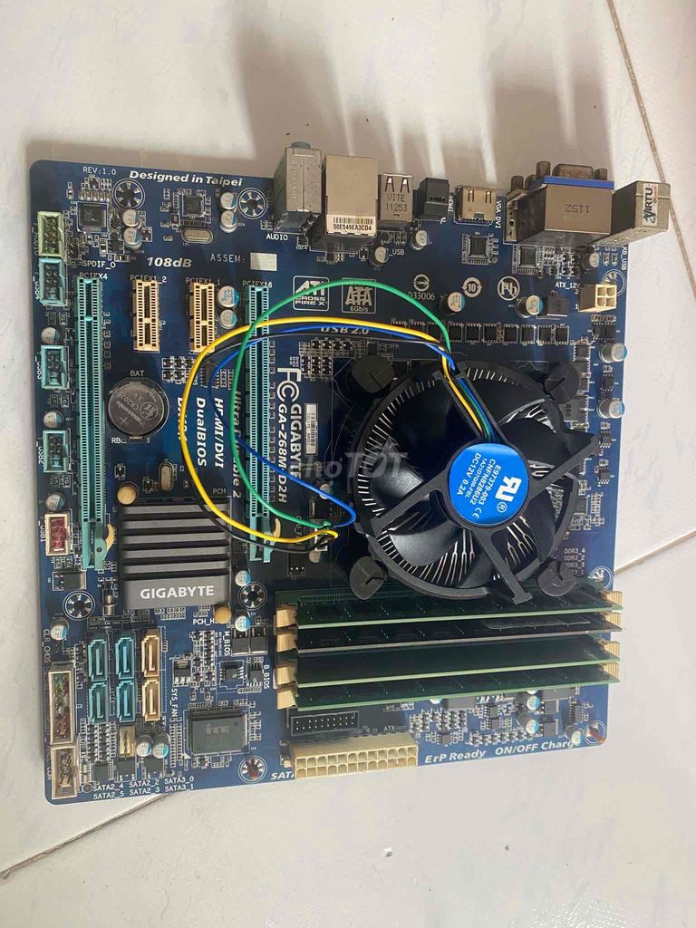 Gigabyte Z68M + Xeon E3-1230V2 + RAM 16GB - DDR3. Mua bán Linh kiện (RAM, Card...) tại Quận 7 Tp Hồ Chí Minh được đăng bởi NextStar Computers hình 1