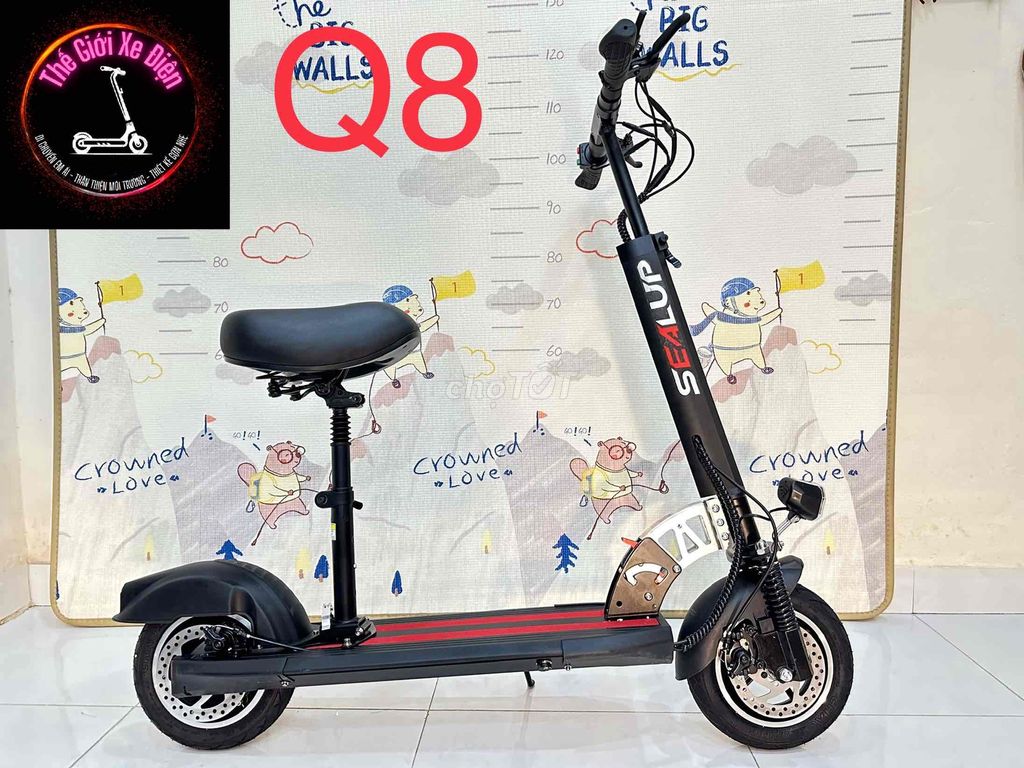 Scooter điện gấp gọn Sealup Q8 36V400W 10.4Ah. Mua bán Xe điện tại Thành phố Thủ Đức Tp Hồ Chí Minh được đăng bởi Vinh hình 1