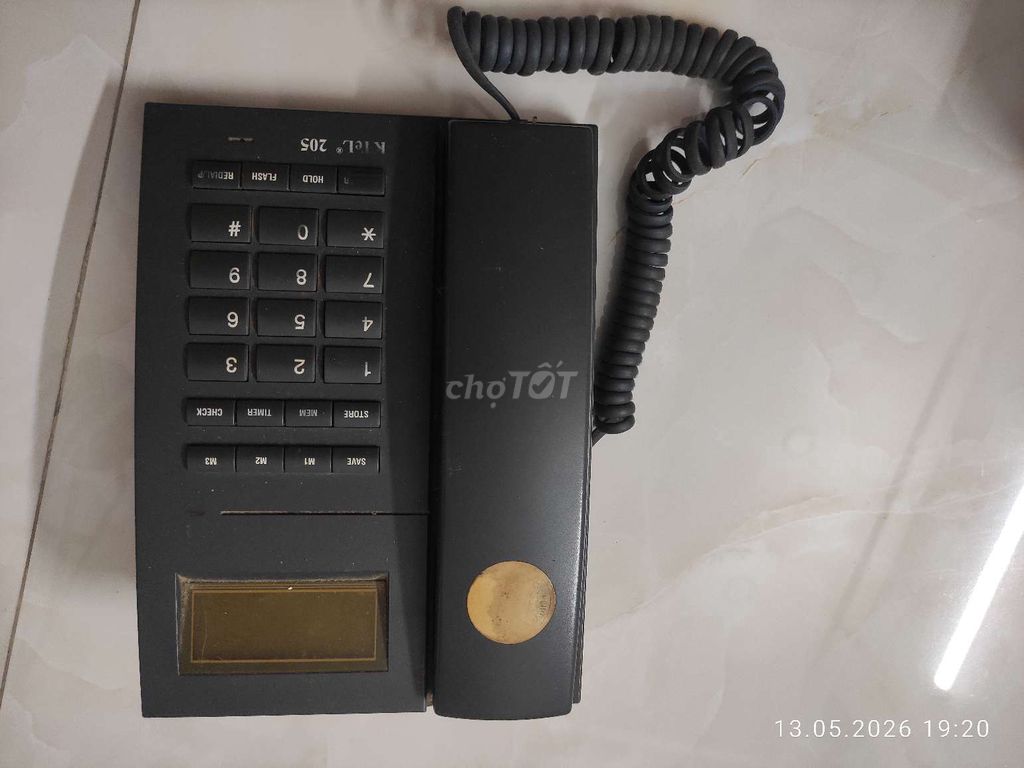 Điện thoại bàn KTEL 205 Đen. Mua bán Điện thoại tại Quận Gò Vấp Tp Hồ Chí Minh được đăng bởi Tên chưa cung cấp hình 1