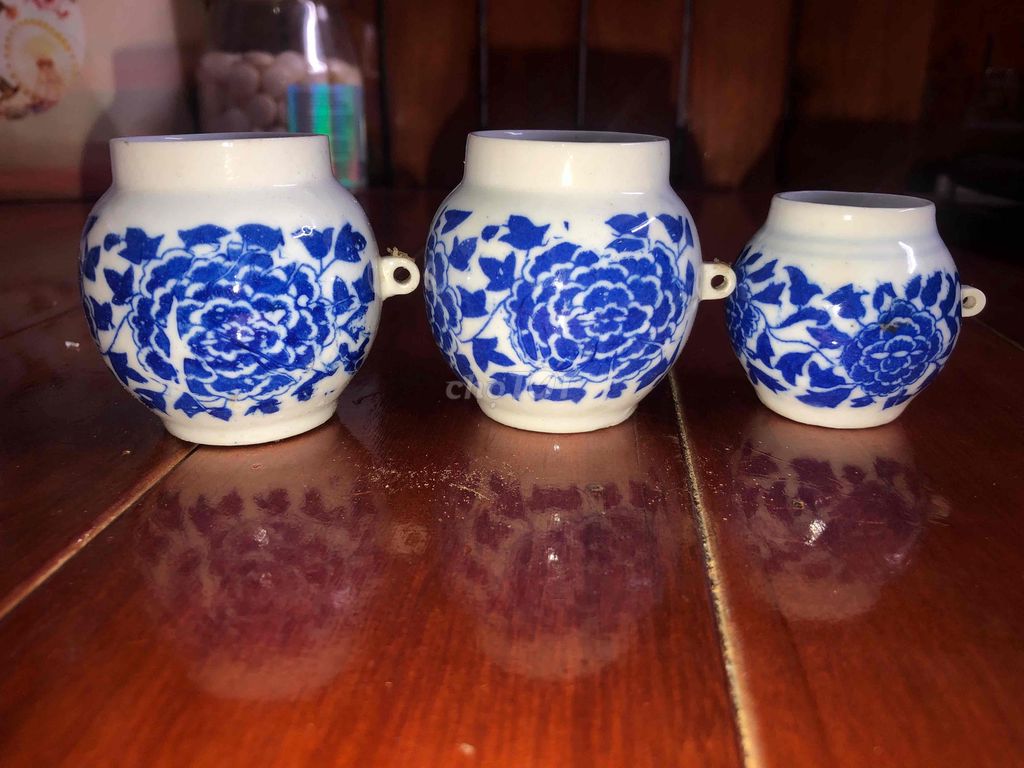 Cóng ăn chim Gốm sứ Trắng Xanh. Mua bán Phụ kiện, Thức ăn, Dịch vụ tại Quận Hoàng Mai Hà Nội được đăng bởi Đông Y Linh hình 1
