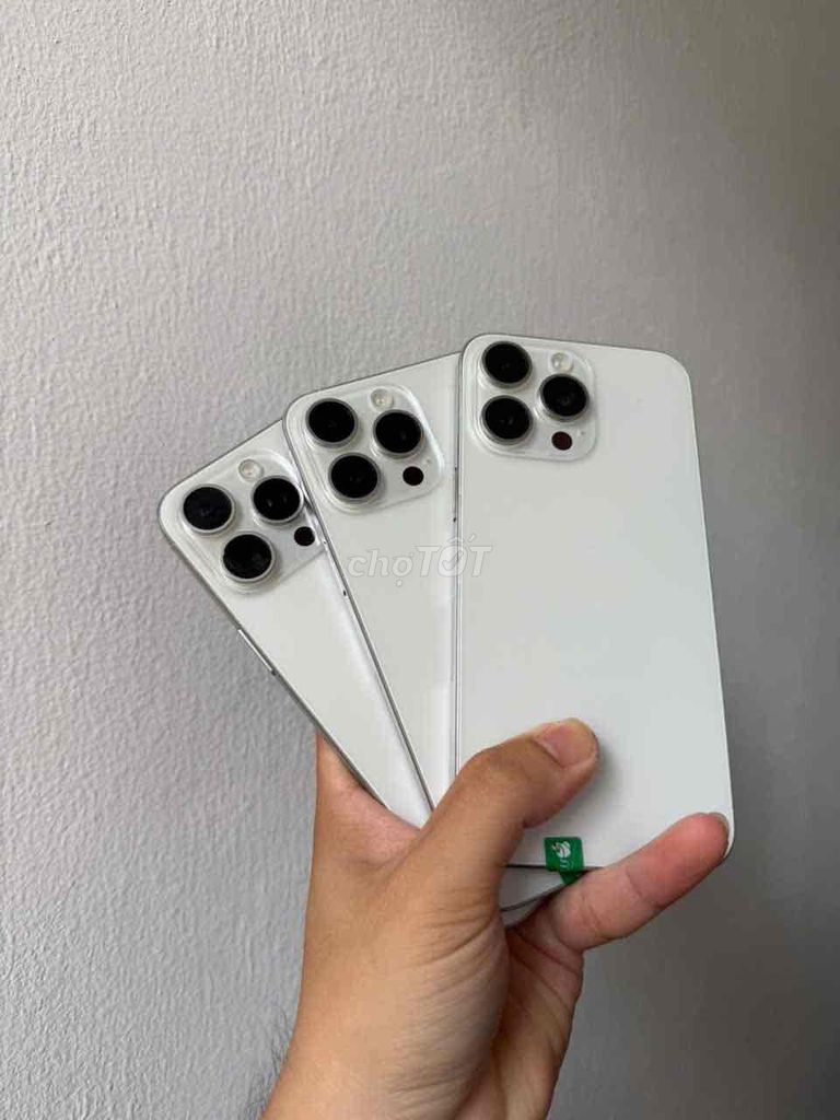 Apple iPhone 15 Pro Max 512GB Trắng Đã sử dụng. Mua bán Điện thoại tại Thành phố Mỹ Tho Tiền Giang được đăng bởi khanhtu hình 1