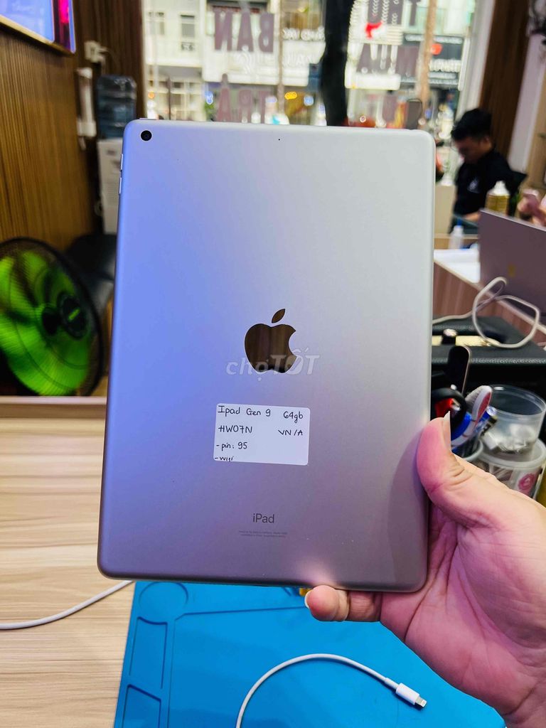 IPad Gen 9 64gb silver pin 95 đẹp keng