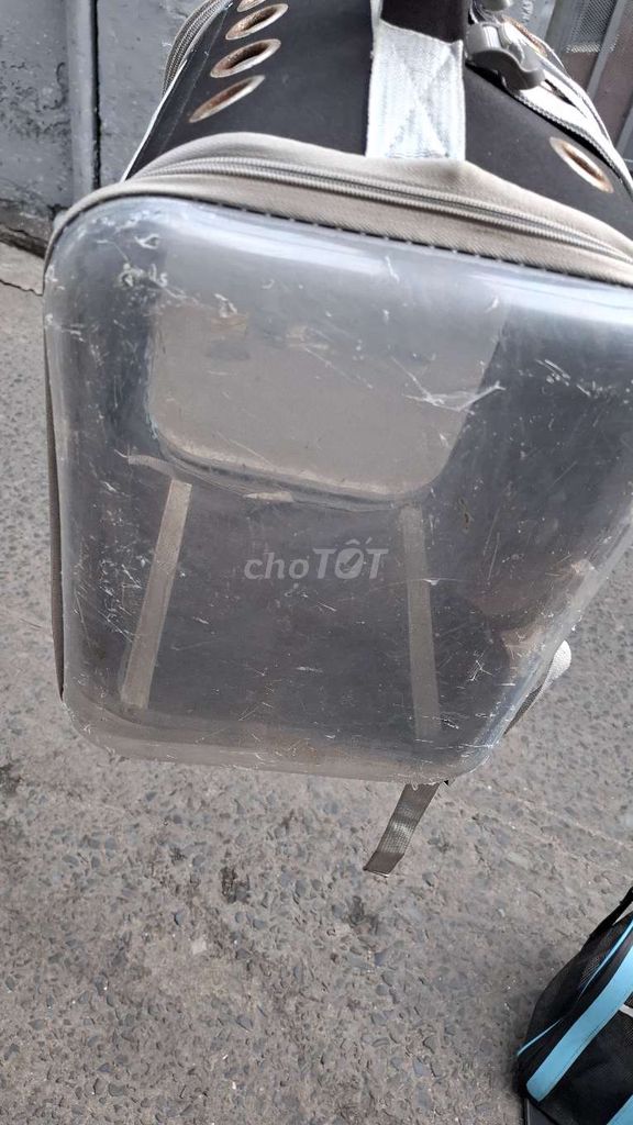 Balo vận chuyển Vải nhựa Đen Lớn 6kg. Mua bán Phụ kiện, Thức ăn, Dịch vụ tại Quận 4 Tp Hồ Chí Minh được đăng bởi  mr thắng second  hình 1
