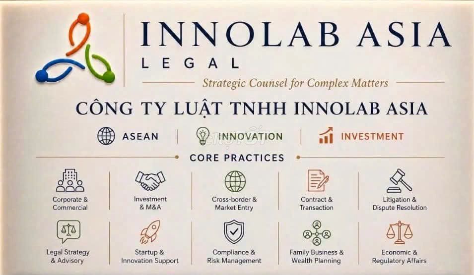 INNOLAB ASIA LEGAL - ĐĂNG KÝ DOANH NGHIỆP. Dịch vụ tại Quận 7 Tp Hồ Chí Minh được đăng bởi INNOLAB ASIA hình 1