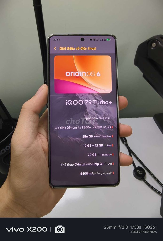 iQOO Z9 Turbo Plus 12GB/256GB Đã sử dụng. Mua bán Điện thoại tại Quận Kiến An Hải Phòng được đăng bởi Phung Hoang hình 1