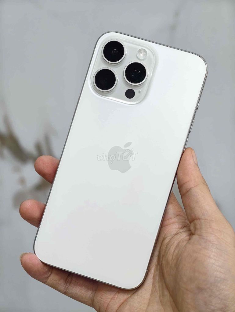Apple iPhone 15 Pro Max 256GB Trắng 98%. Mua bán Điện thoại tại Quận Bình Tân Tp Hồ Chí Minh được đăng bởi Tấn Đạt hình 1