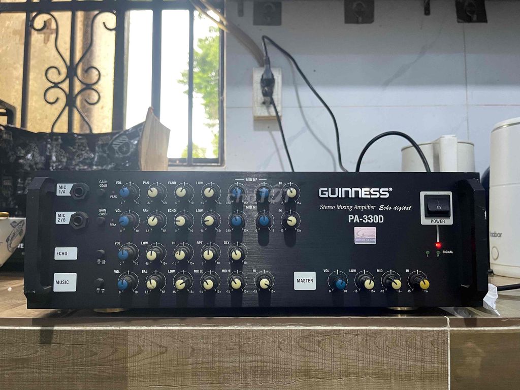 Amply karaoke GUINNESS PA-330D Đen Hàn Quốc. Mua bán Tivi, Âm thanh tại Quận 8 Tp Hồ Chí Minh được đăng bởi đồ cũ đồ xưa đồ mới  hình 1
