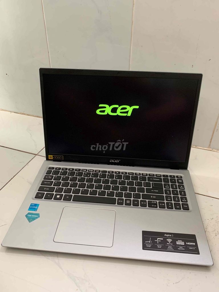 Acer A315 58, i3 1115G4 Ram 12GB Ssd 256GB