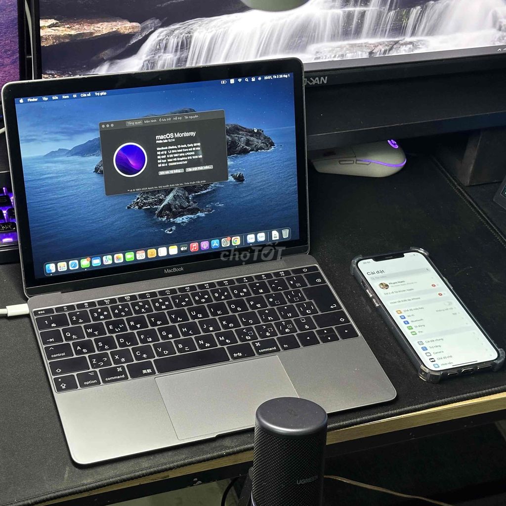 MACBOOK 12” 512GB VÀ 12PRM. Mua bán Laptop tại Thành phố Buôn Ma Thuột Đắk Lắk được đăng bởi Phạm Văn Nam hình 1