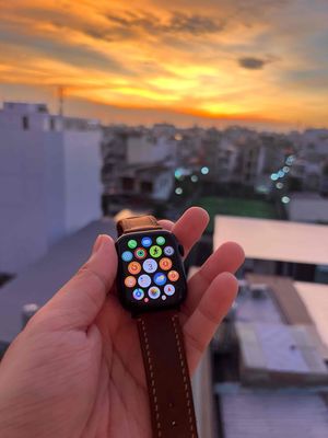 Apple Watch S7 45mm nhôm esim midnight 98%