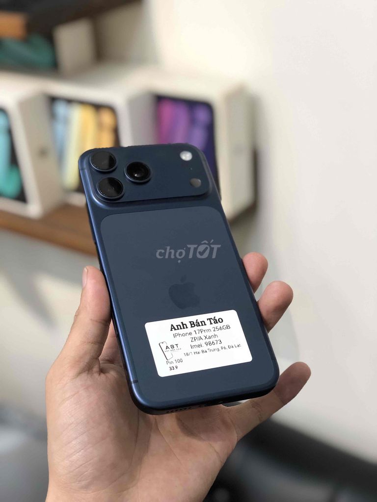 iPhone 17 Promax 256GB Blue. Mua bán Điện thoại tại Thành phố Đà Lạt Lâm Đồng được đăng bởi Sangggggg hình 1
