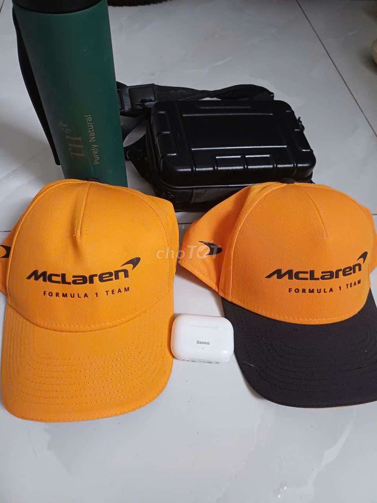 Mũ lưỡi trai McLaren Thể thao Cam Đen. Mua bán Phụ kiện thời trang khác tại Quận Gò Vấp Tp Hồ Chí Minh được đăng bởi luxury  hình 1
