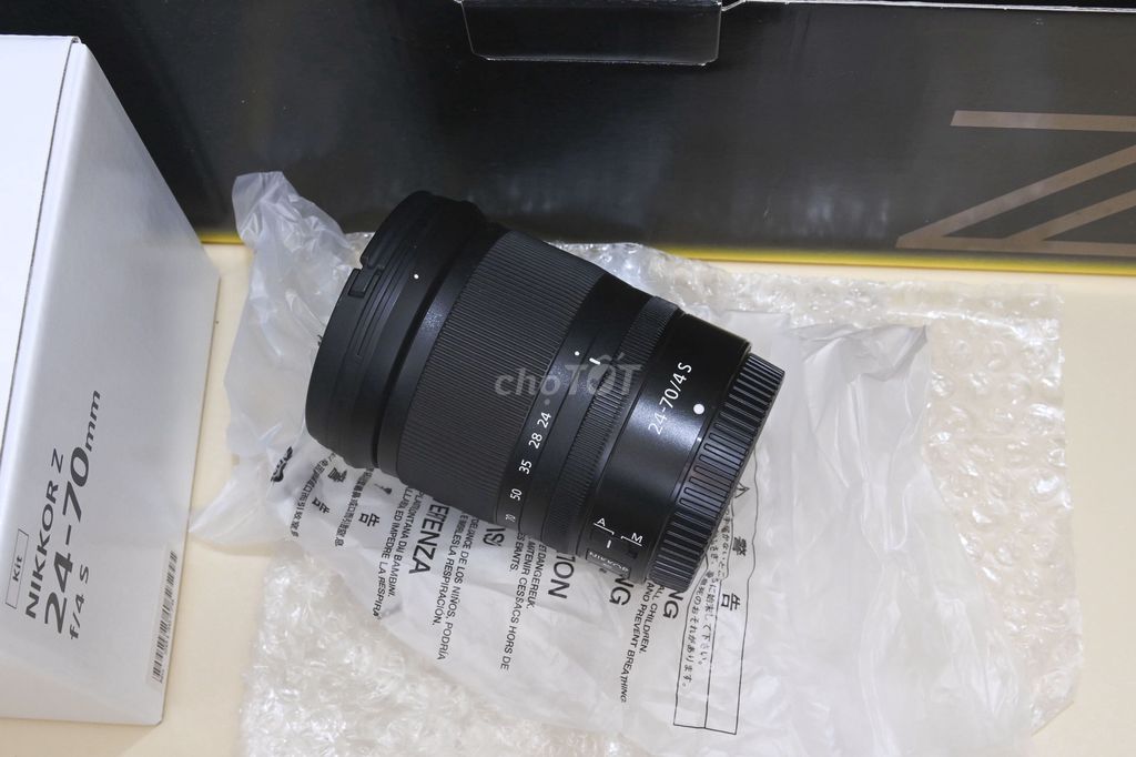 Ống kính Nikon Z 24-70 f4 S Đen. Mua bán Máy ảnh, Máy quay tại Quận Tân Bình Tp Hồ Chí Minh được đăng bởi osaka camera hình 1