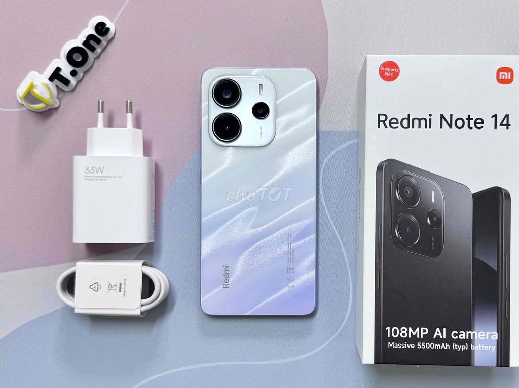 Redmi Note 14 NFC bản cao 8GB/256GB BH TGDĐ 8/2026. Mua bán Điện thoại tại Quận Ninh Kiều Cần Thơ được đăng bởi TOne Máy Lướt hình 1