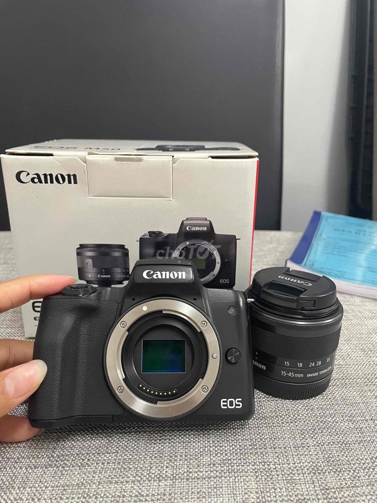 Máy ảnh Canon M50 + kit 15-45mm Đen. Mua bán Máy ảnh, Máy quay tại Quận Tân Bình Tp Hồ Chí Minh được đăng bởi Thanh Tuyền hình 1