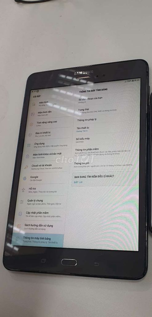 Tab Samsung SM-P355 Xám có Spen. Mua bán Máy tính bảng tại Quận Tân Bình Tp Hồ Chí Minh được đăng bởi Kha hình 1