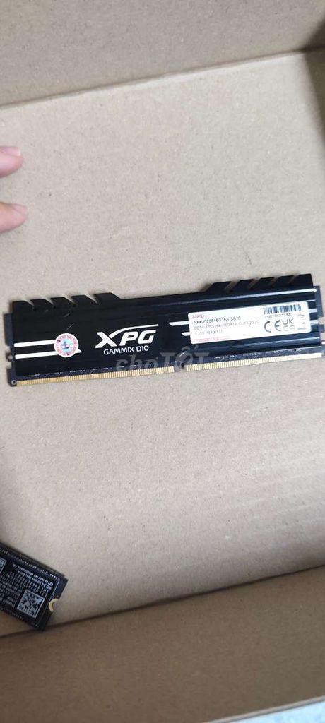 RAM XPG GAMMIX D10 16GB DDR4 Đen. Mua bán Linh kiện (RAM, Card...) tại Thành phố Hạ Long Quảng Ninh được đăng bởi Nguyễn Thanh Tùng hình 1