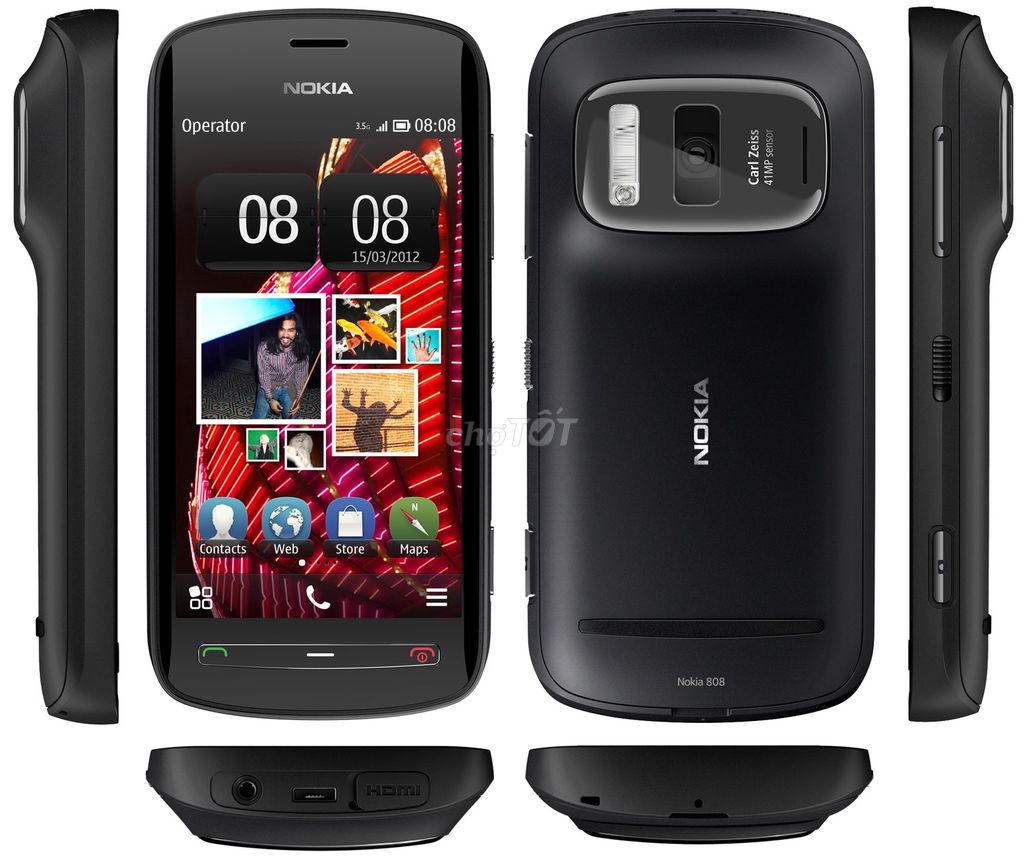 Nokia 808 PureView màu đen fullbox. Mua bán Điện thoại tại Thành phố Vũng Tàu Bà Rịa - Vũng Tàu được đăng bởi Hiệp hình 1