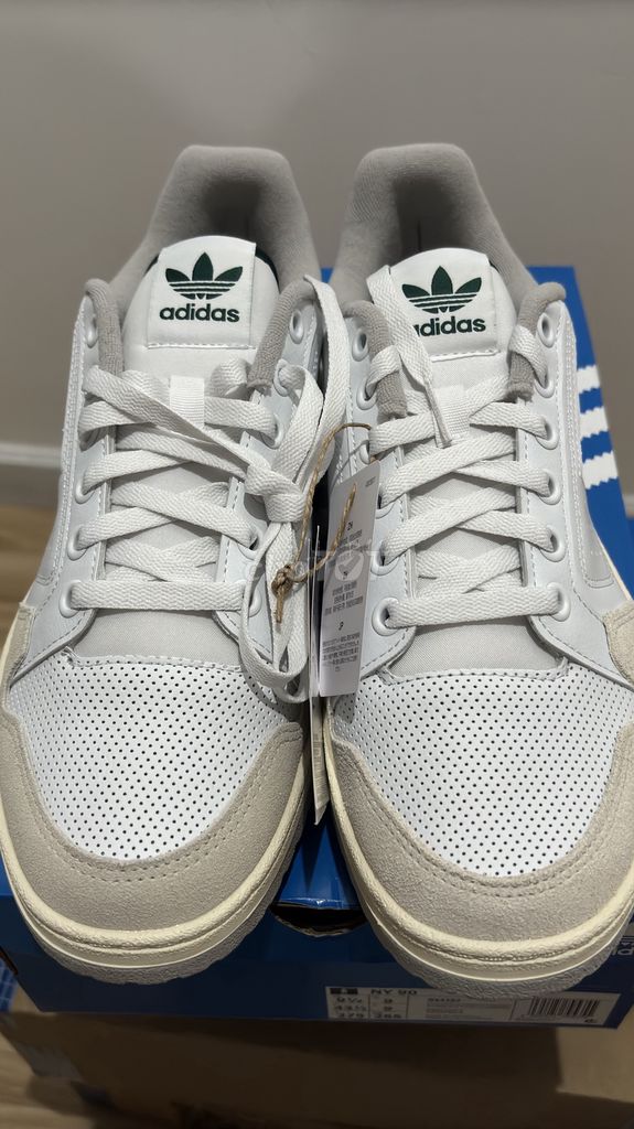 Adidas NY 90 Nam Chính hãng trắng vàng Size 43.5