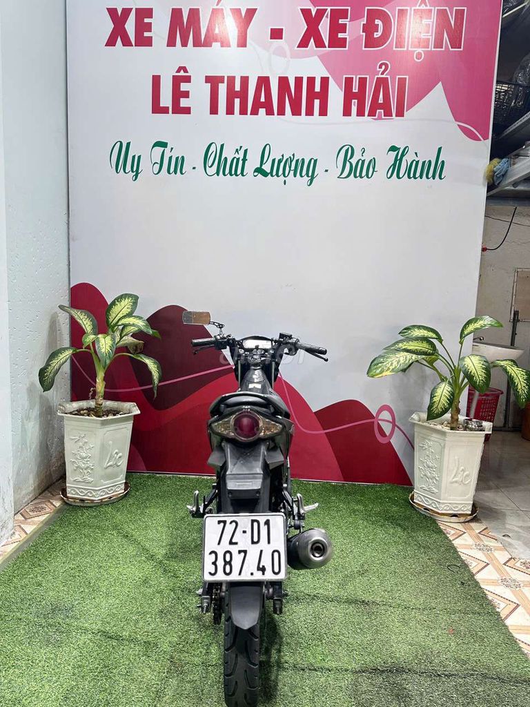 Suzuki Satria Đen Côn tay. Mua bán Xe máy tại Thị xã Phú Mỹ Bà Rịa - Vũng Tàu được đăng bởi Lê  Thanh Hải  hình 9