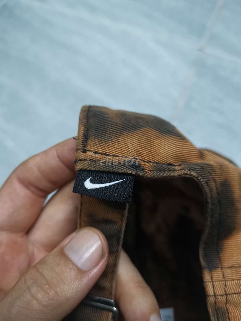 Mũ lưỡi trai Nike Kaki U.SBrownBasic Logo Thêu