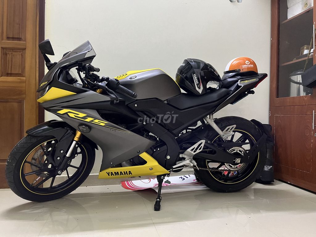 Yamaha R15 2020 Vàng xám. Mua bán Xe máy tại Huyện Bảo Lâm Lâm Đồng được đăng bởi Tony Hưng hình 2