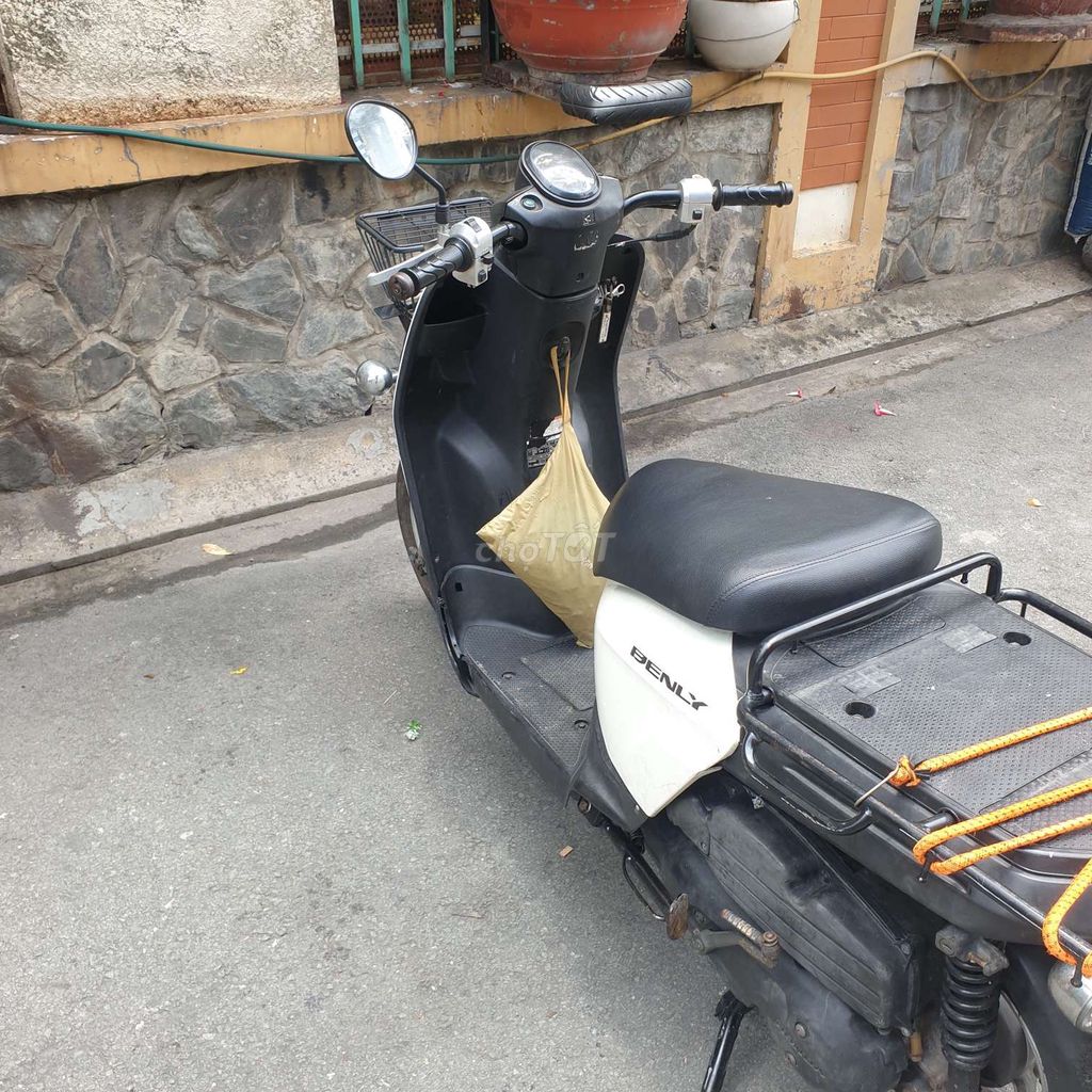 Honda Benly 50cc Trắng,Phun xăng Fi nội địa Nhật