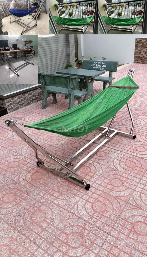 Cắt giảm tồn kho xãa KHUNG VÕNG INOX VUÔNG NEW. Mua bán Giường, chăn ga gối nệm tại Quận 12 Tp Hồ Chí Minh được đăng bởi Xưởng võng xếp hình 1