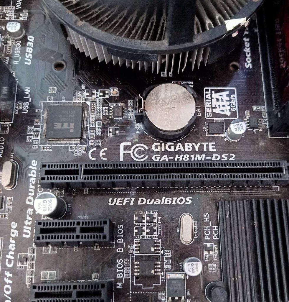 Combo Gigabyte GA-H81M-DS2 i3 4xxx 4GB. Mua bán Linh kiện (RAM, Card...) tại Huyện Hóc Môn Tp Hồ Chí Minh được đăng bởi văn hoang hình 1