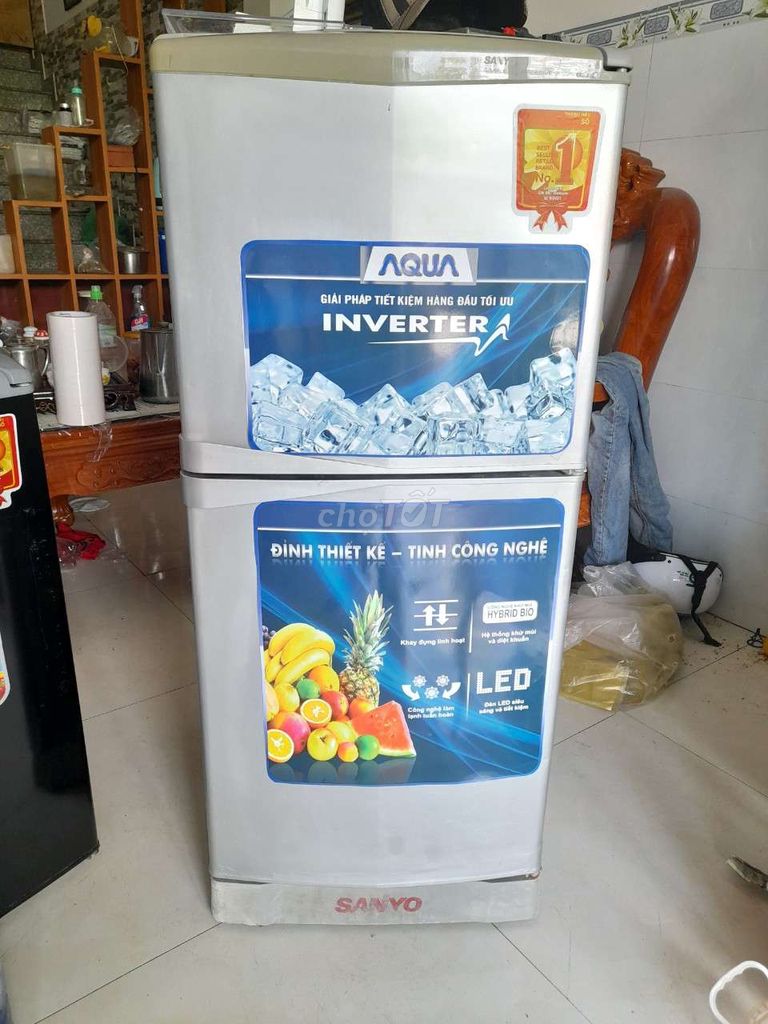 Thanh lí tủ lạnh SANYO125L ĐANG XÀI TIẾT KIỆM ĐIỆN