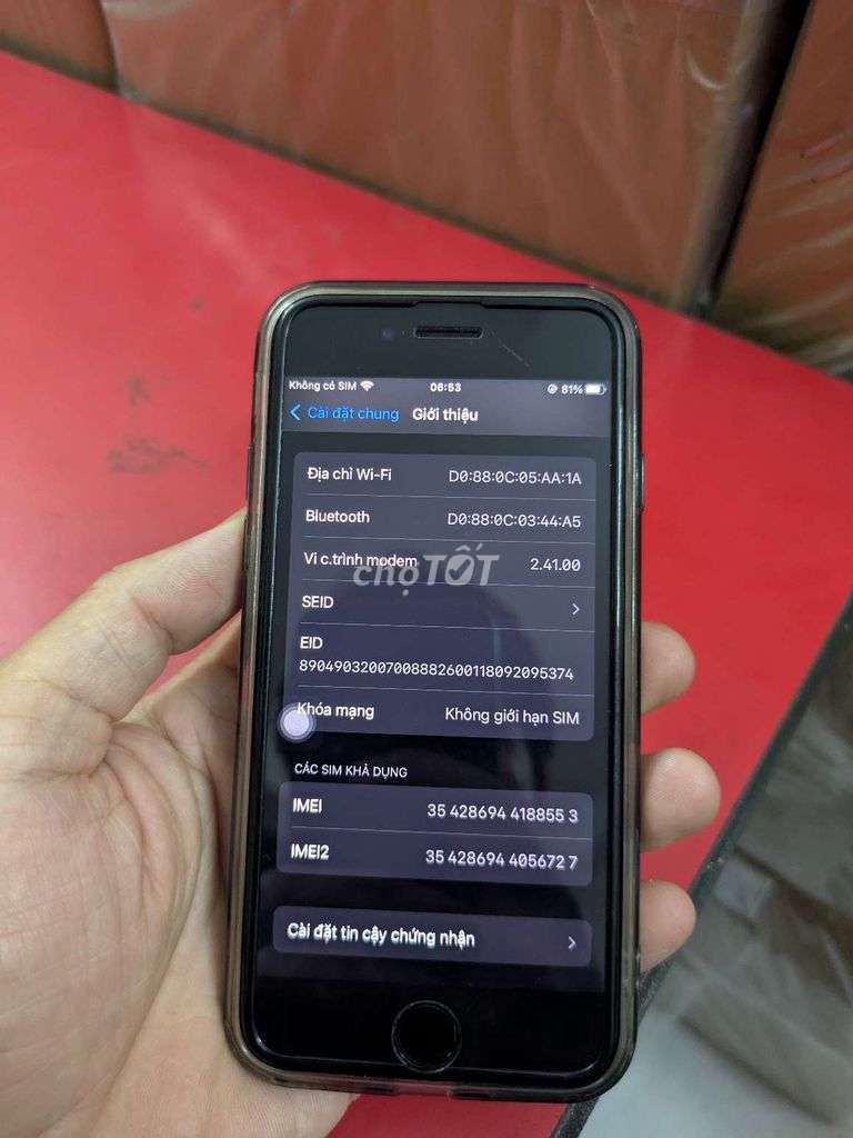 iPhone SE 2022 128GB Đen. Mua bán Điện thoại tại Huyện Hòa Thành Tây Ninh được đăng bởi Nguyễn Trực hình 1